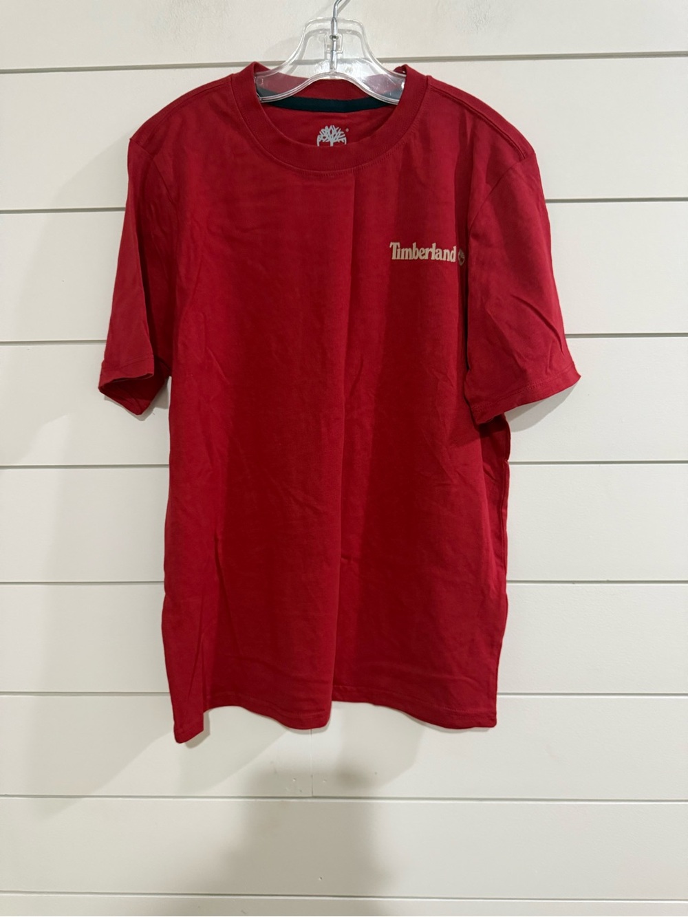 Timberland  Red Short-Sleeve Logo Tee